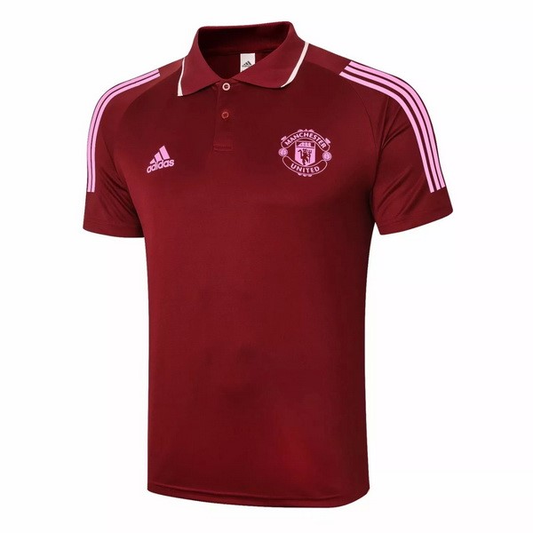 Polo Manchester United 2020 2021 Borgona